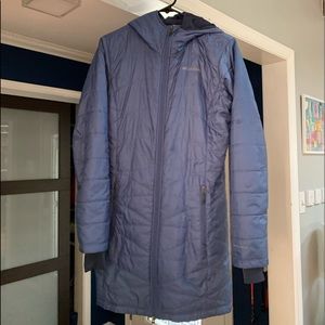 Columbia Mighty Lite Hooded Parka *Purple Blue* M